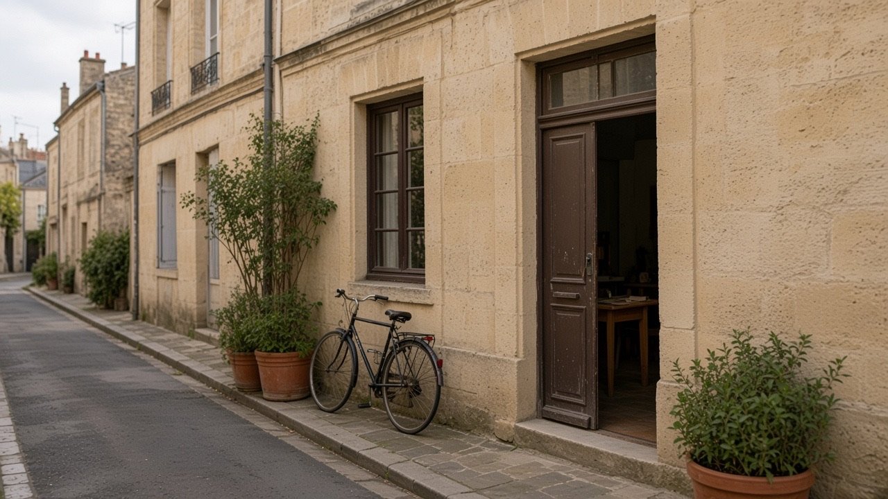 Porte de l’atelier PoolGators, rue César Loridan à Bondues